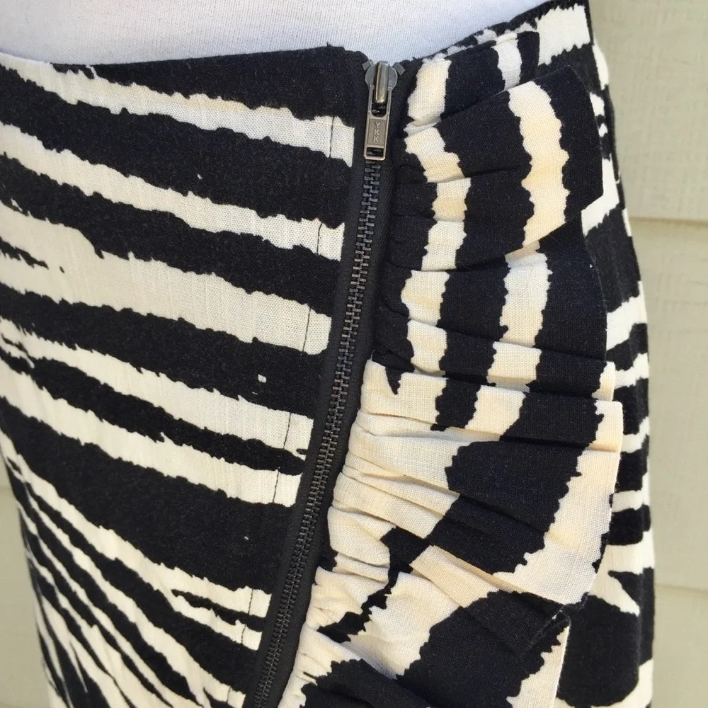 NWOT Free People Animal Print Mini Skirt